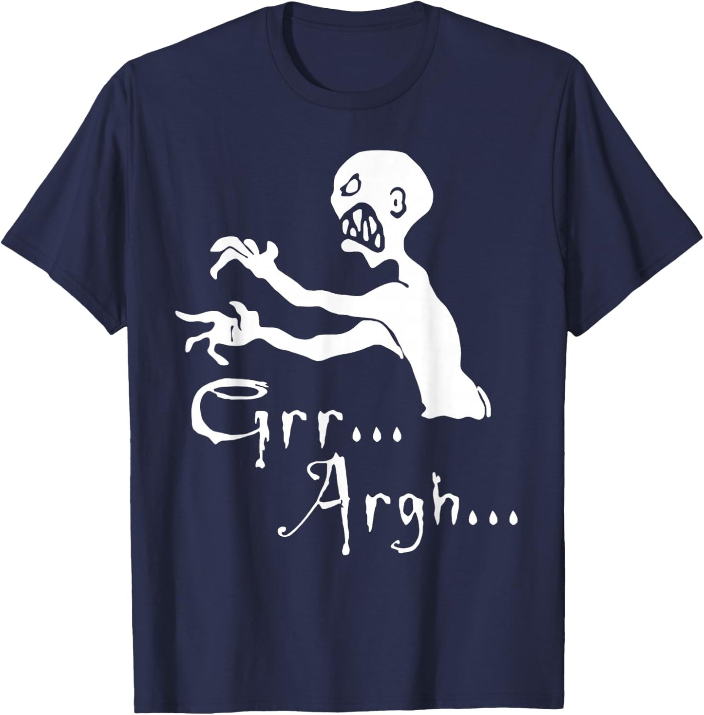 Zombie grr argh T-Shirt - T-Shirt | Navy