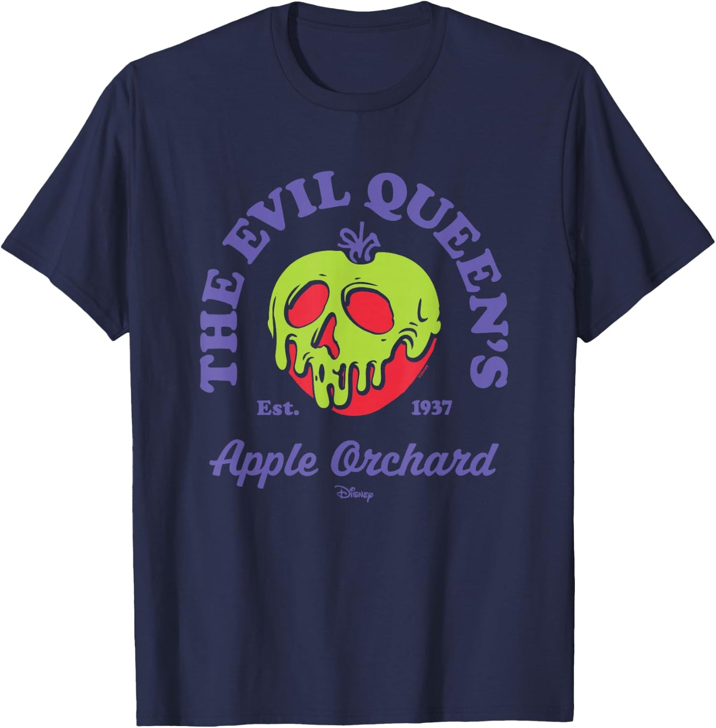 Disney Villains - Evil Queens Apple Orchard T-Shirt - T-Shirt | Navy