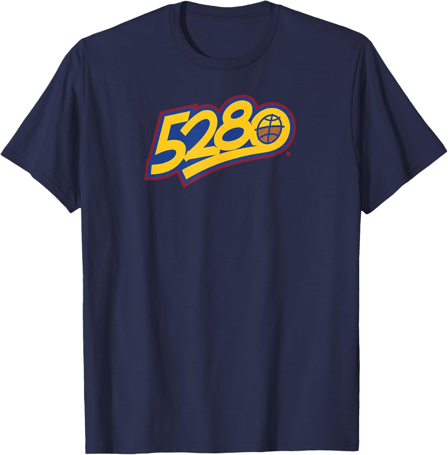 5280 - Denver Basketball T-Shirt - T-Shirt | Navy