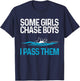 Funny Some Girls Chase Boys I Pass Them Swimmer Women Swim T-Shirt - T-Shirt | Navy