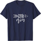 Vintage Cross Country Mom XC Mom V-Neck T-Shirt - T-Shirt | Navy