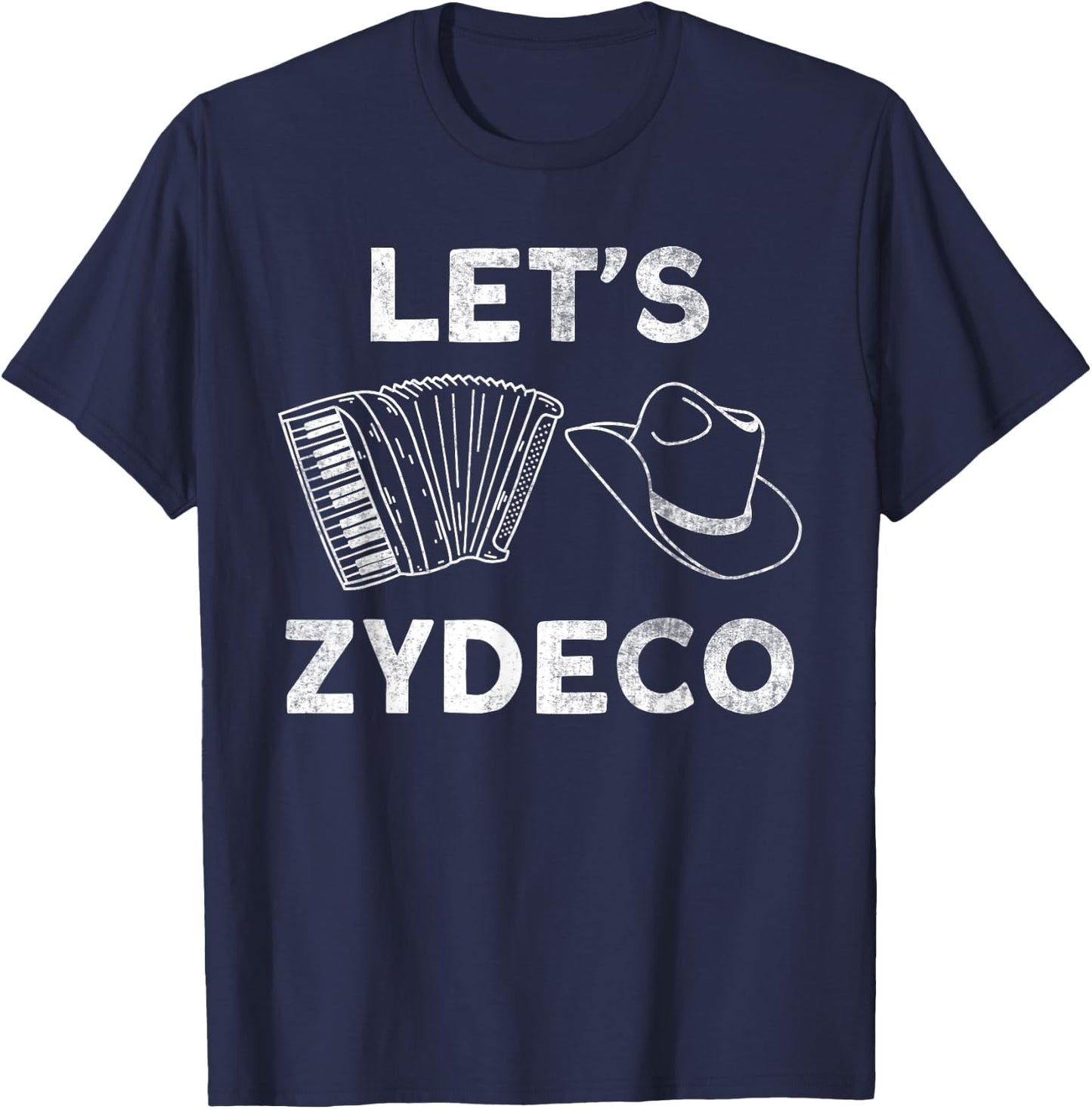 Let's Zydeco T-Shirt - T-Shirt | Navy