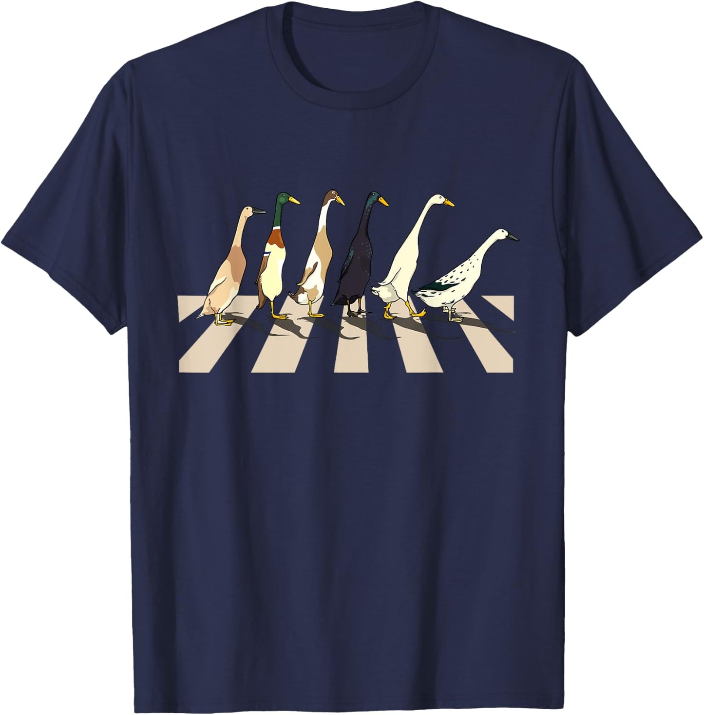 The Gooses Cute Ducks Love Animals Classic Arts Music Bands T-Shirt - T-Shirt | Navy