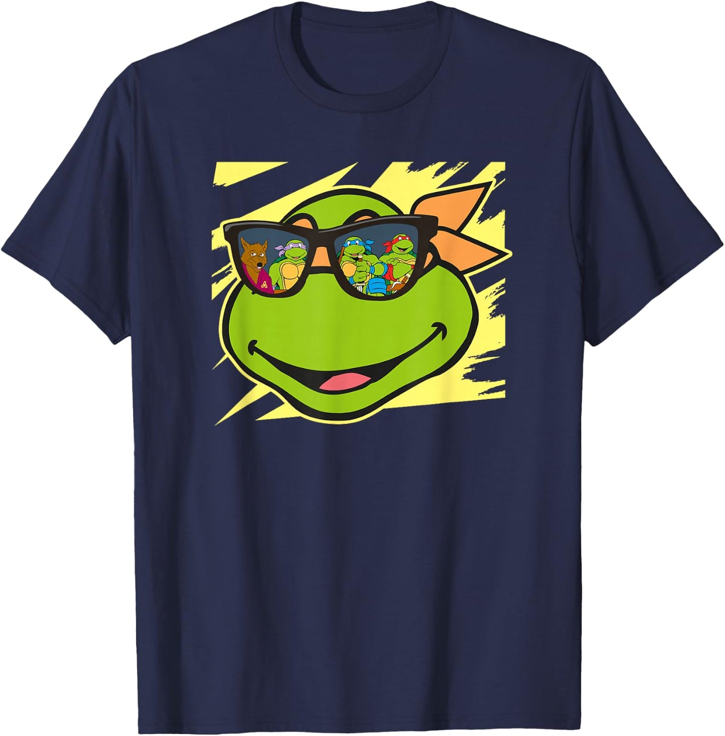 Mikey - Reflection in Sunglasses T-Shirt - T-Shirt | Navy