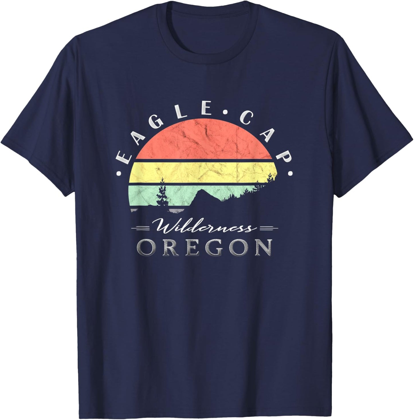 Eagle Cap Wilderness Oregon T-Shirt - T-Shirt | Navy