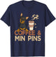 Coffee & Min Pin Dog Miniature Pinscher T-Shirt - T-Shirt | Navy