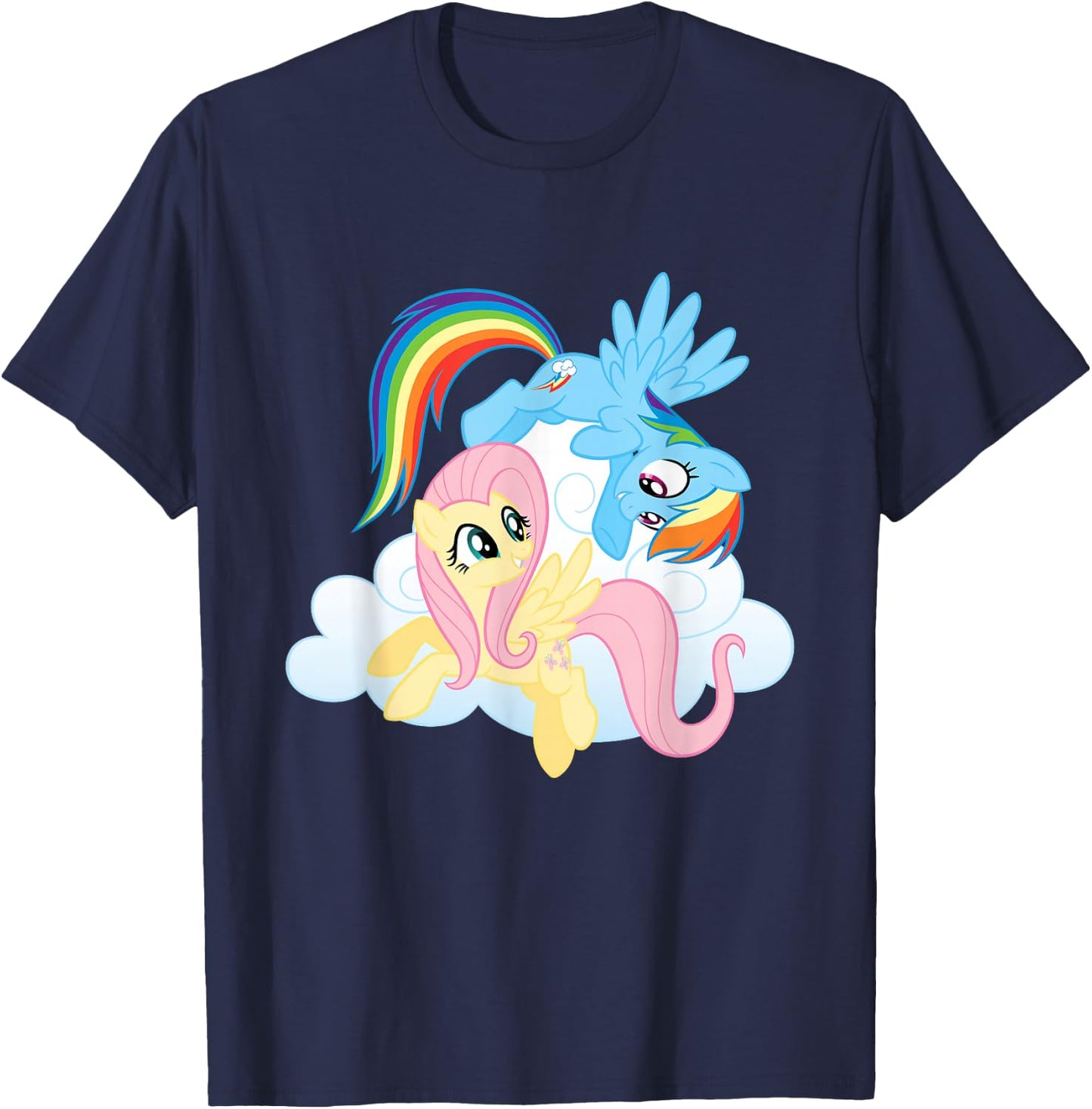My Little Pony Fluttershy and Rainbow Dash T-Shirt - T-Shirt | Navy