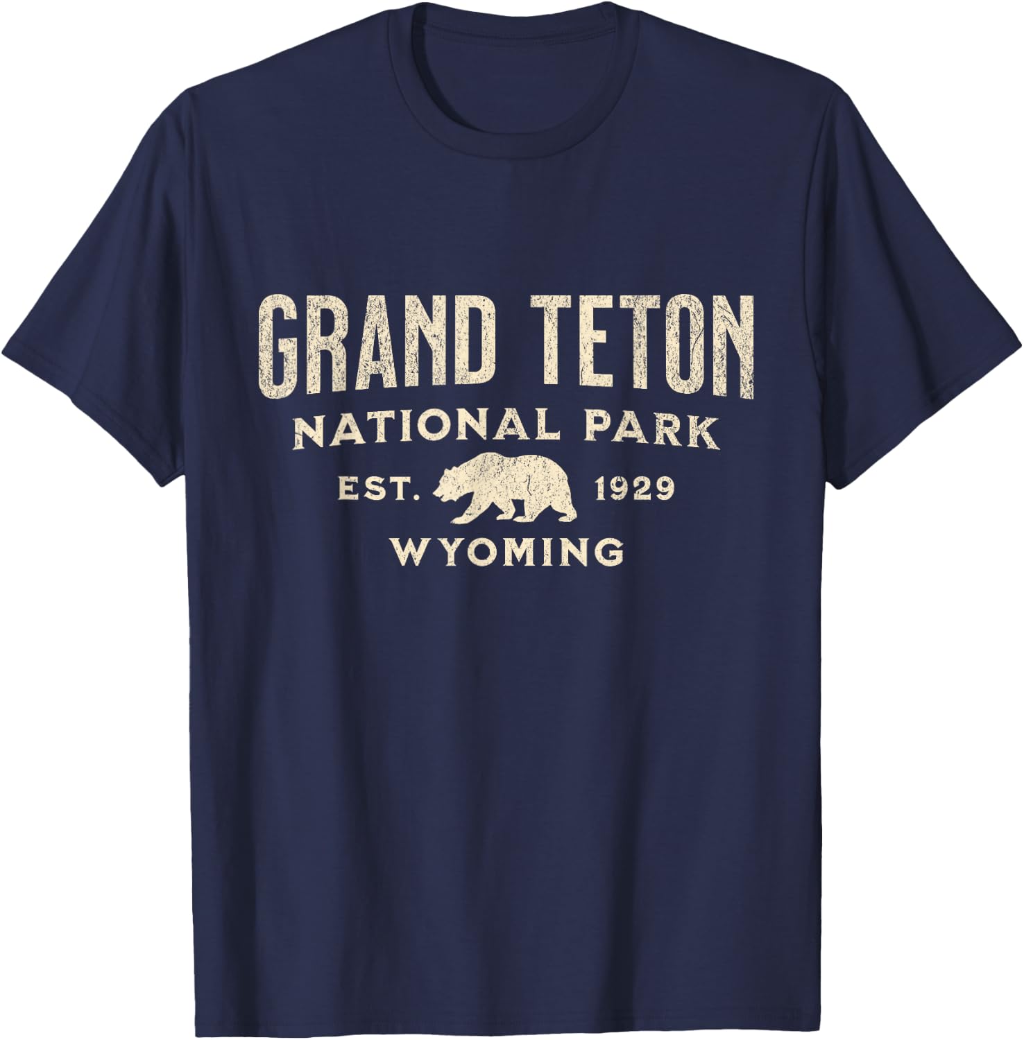Grand Teton National Park T-Shirt - T-Shirt | Navy
