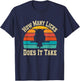 How Many Licks Does It Take Funny Owl Sarcastic Funny T-Shirt - T-Shirt | Navy