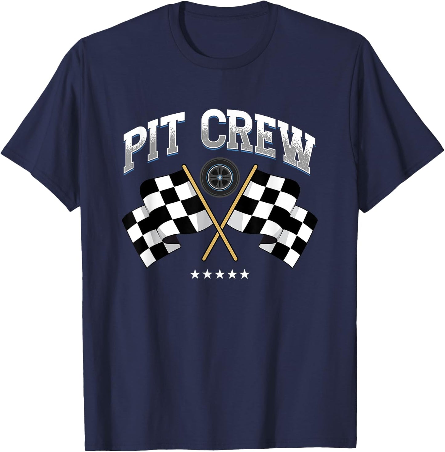 Pit Crew | Motorsport Racing | Cars Pit Stop T-Shirt - T-Shirt | Navy