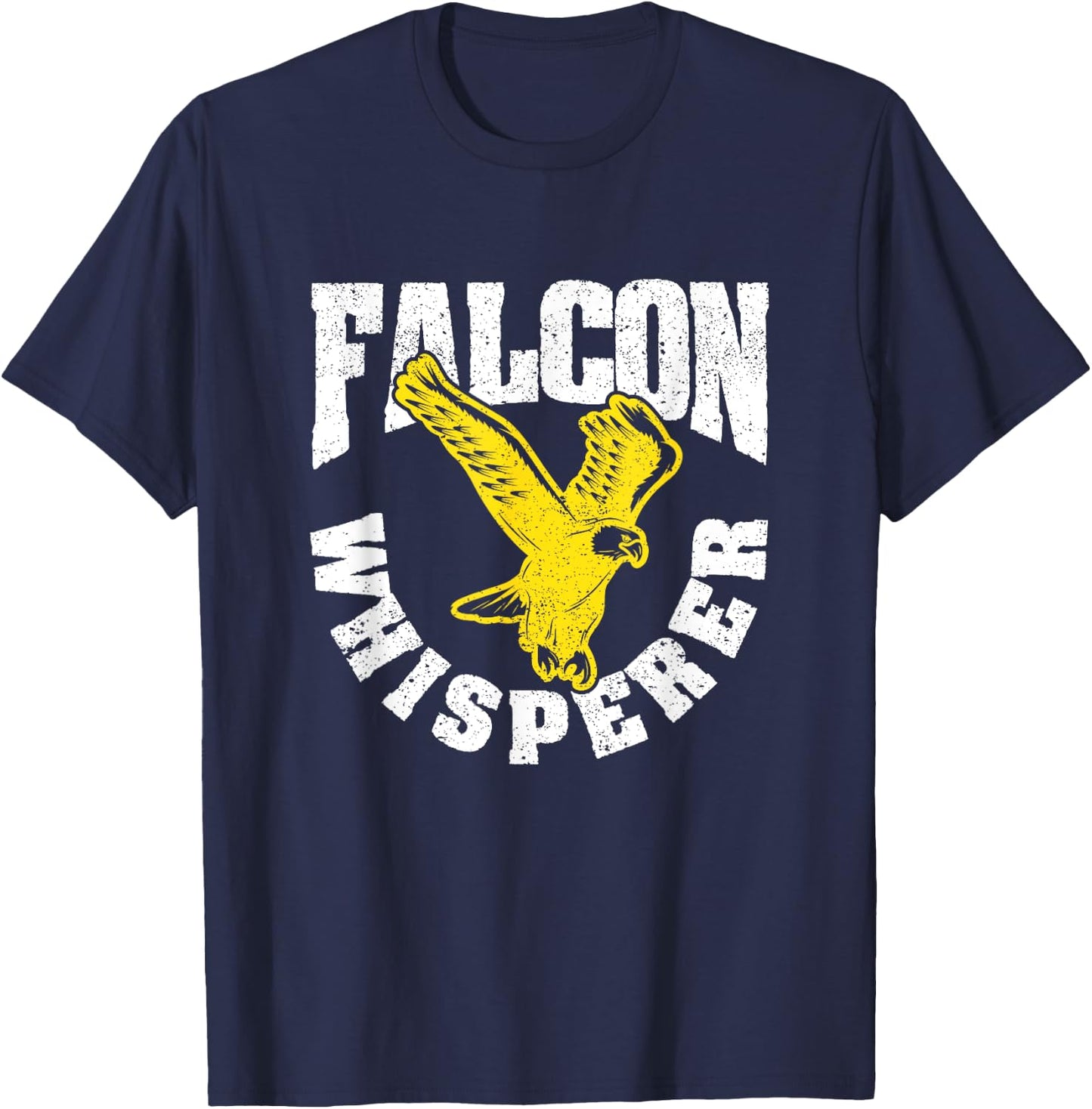 Falcon Whisperer Love Birds Hunter Falconry Hunting Trainer T-Shirt - T-Shirt | Navy