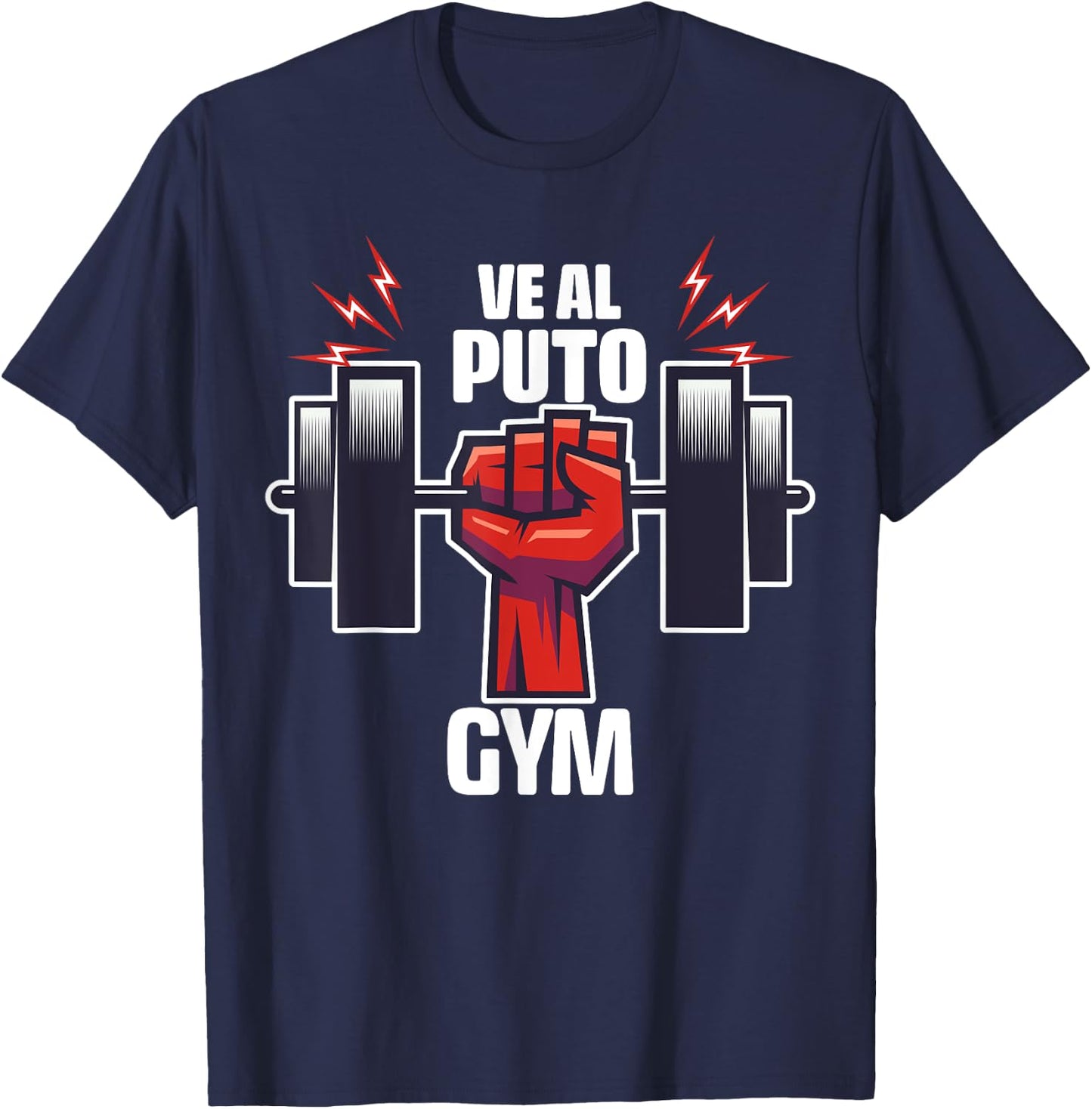 Go to the Fuck Gym T-Shirt - T-Shirt | Navy