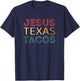 Jesus Texas Tacos T-Shirt - T-Shirt | Navy