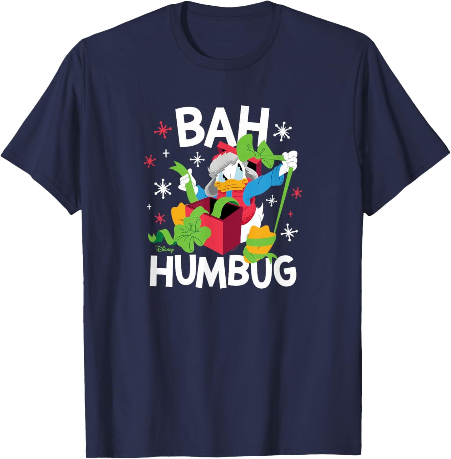 Donald Duck - Donald Duck Bah Humbug T-Shirt - T-Shirt | Navy