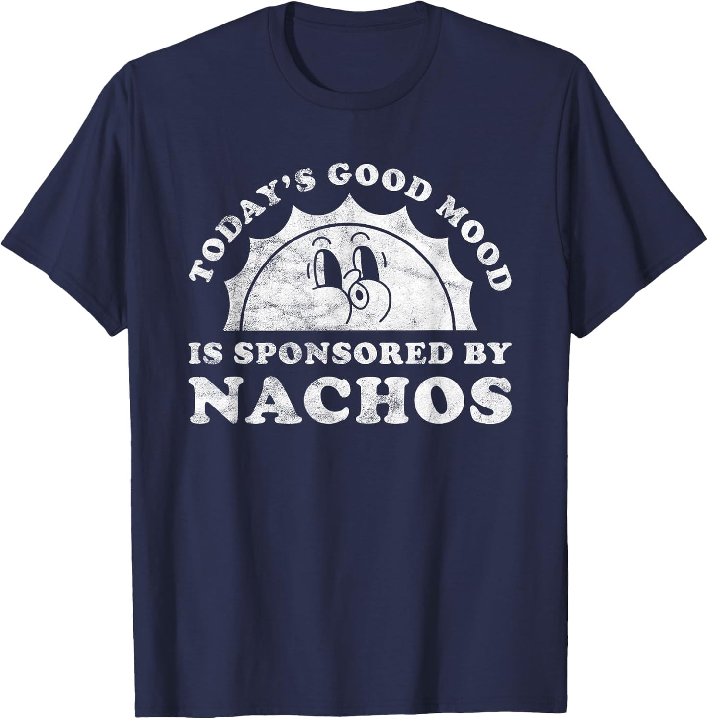 Good Mood Nachos Apparel Co Funny Cute Retro Vintage Nachos Nacho T-Shirt - T-Shirt | Navy