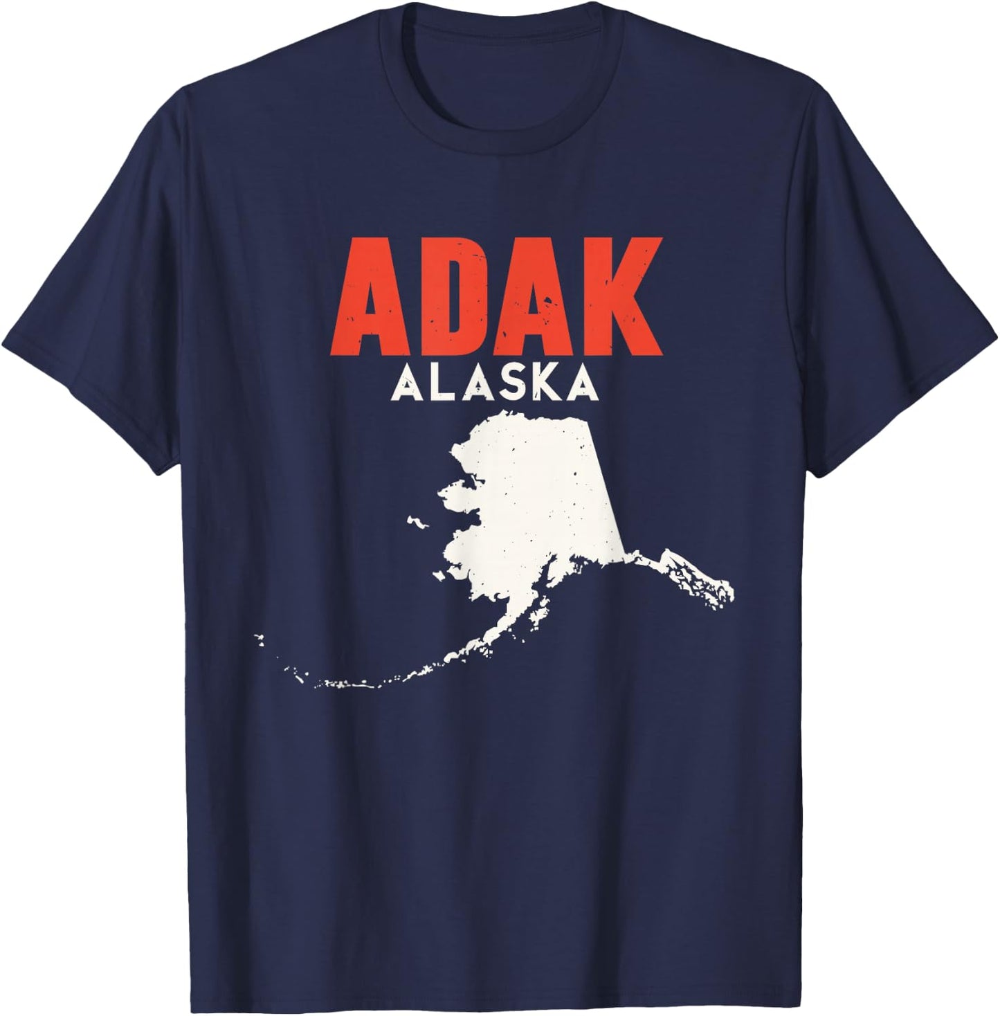Adak Alaska USA State America Travel Alaskan T-Shirt - T-Shirt | Navy