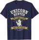 Funny Lazy Halloween Costume Fairy Rainbow Unicorn Hunter T-Shirt - T-Shirt | Navy