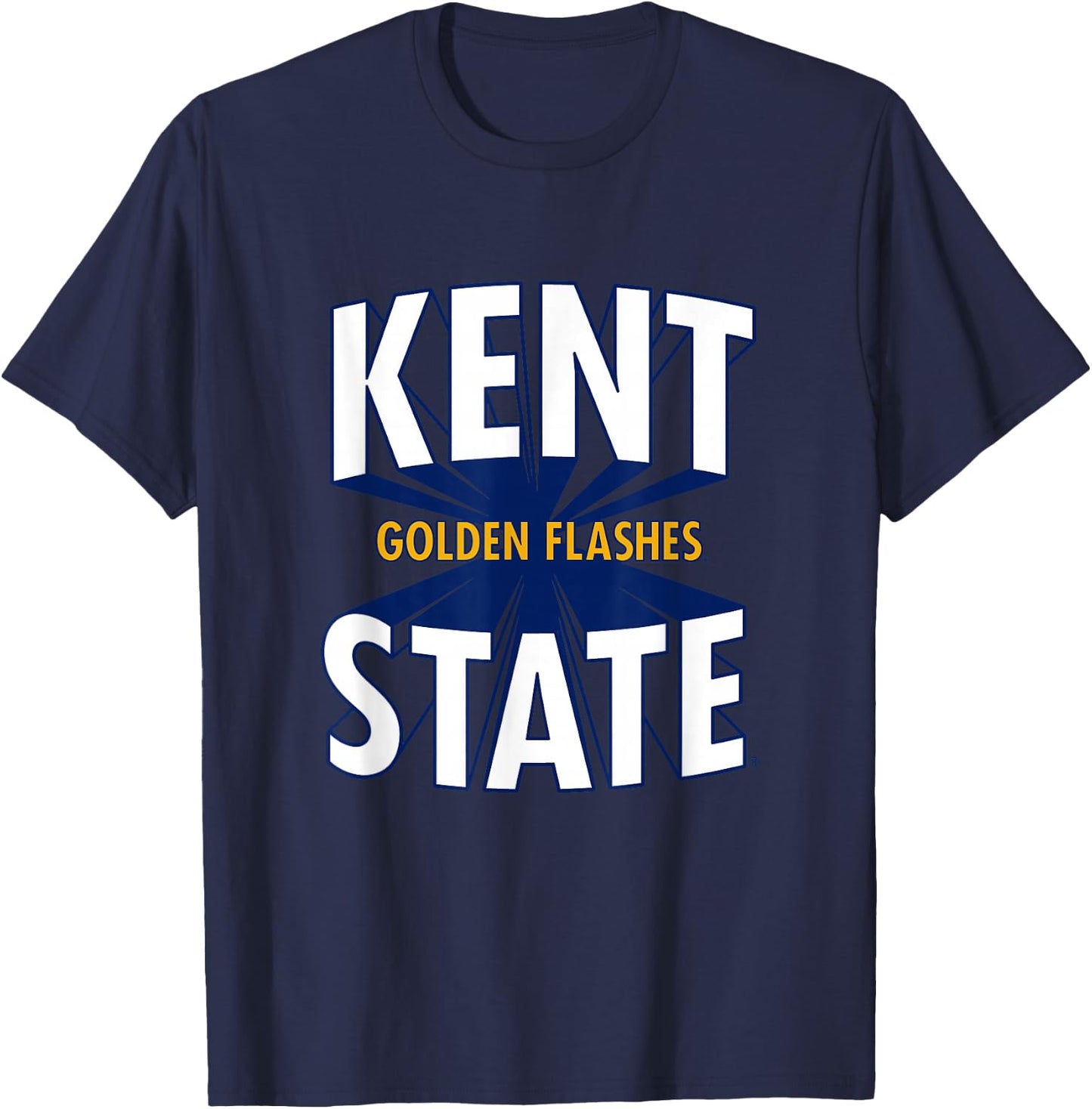 Kent State Golden Flashes | NCAA University Merch | 19KSTRAY T-Shirt - T-Shirt | Navy