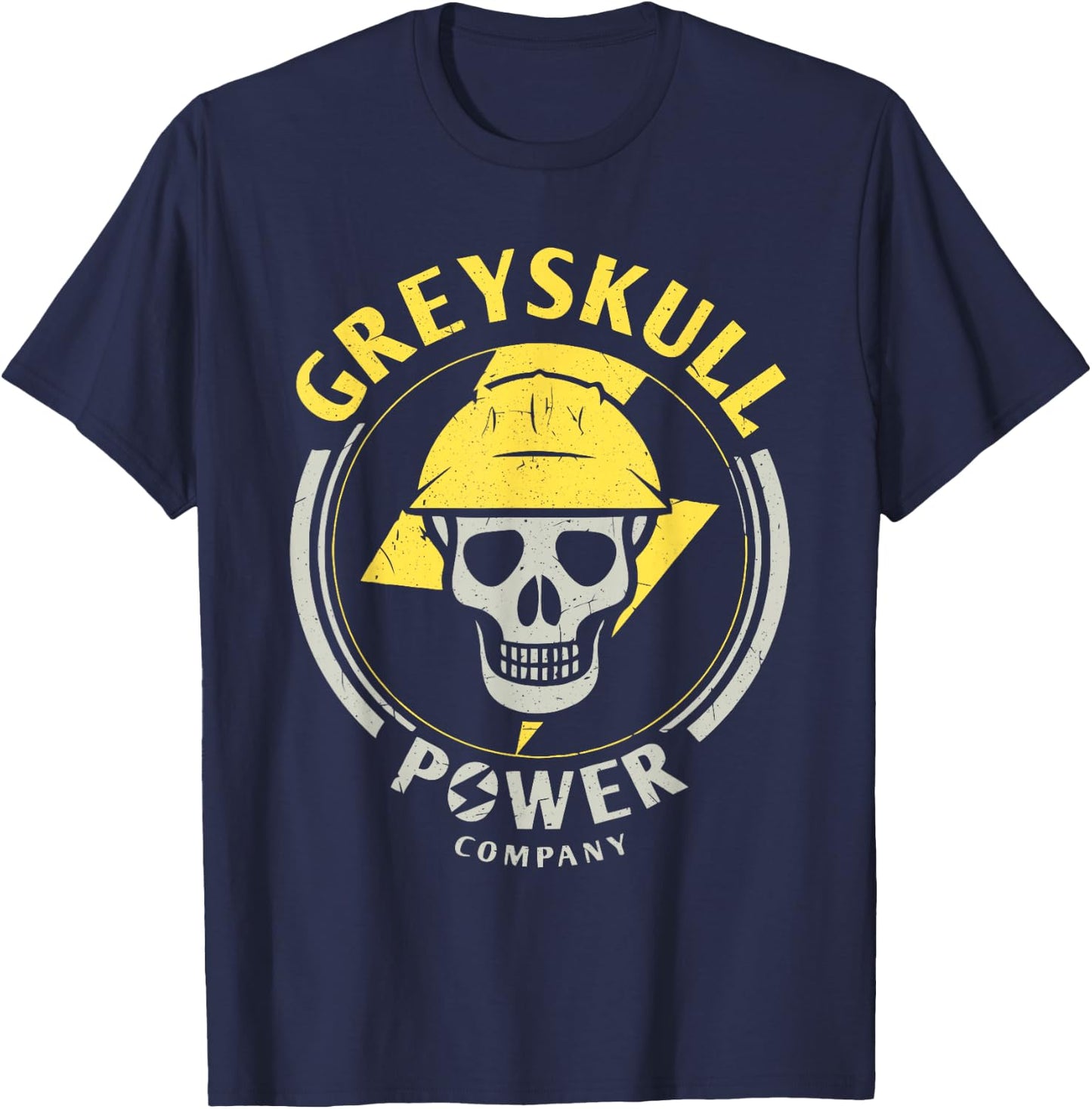 Greyskull power company Apparel T-Shirt - T-Shirt | Navy