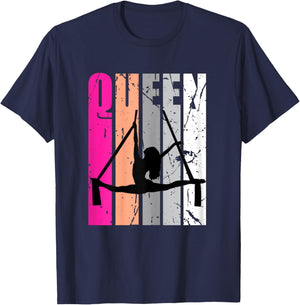 Kid Aerialist Queen Birthday Pretty Training Train Girl Fan T-Shirt - T-Shirt | Navy