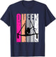 Kid Aerialist Queen Birthday Pretty Training Train Girl Fan T-Shirt - T-Shirt | Navy