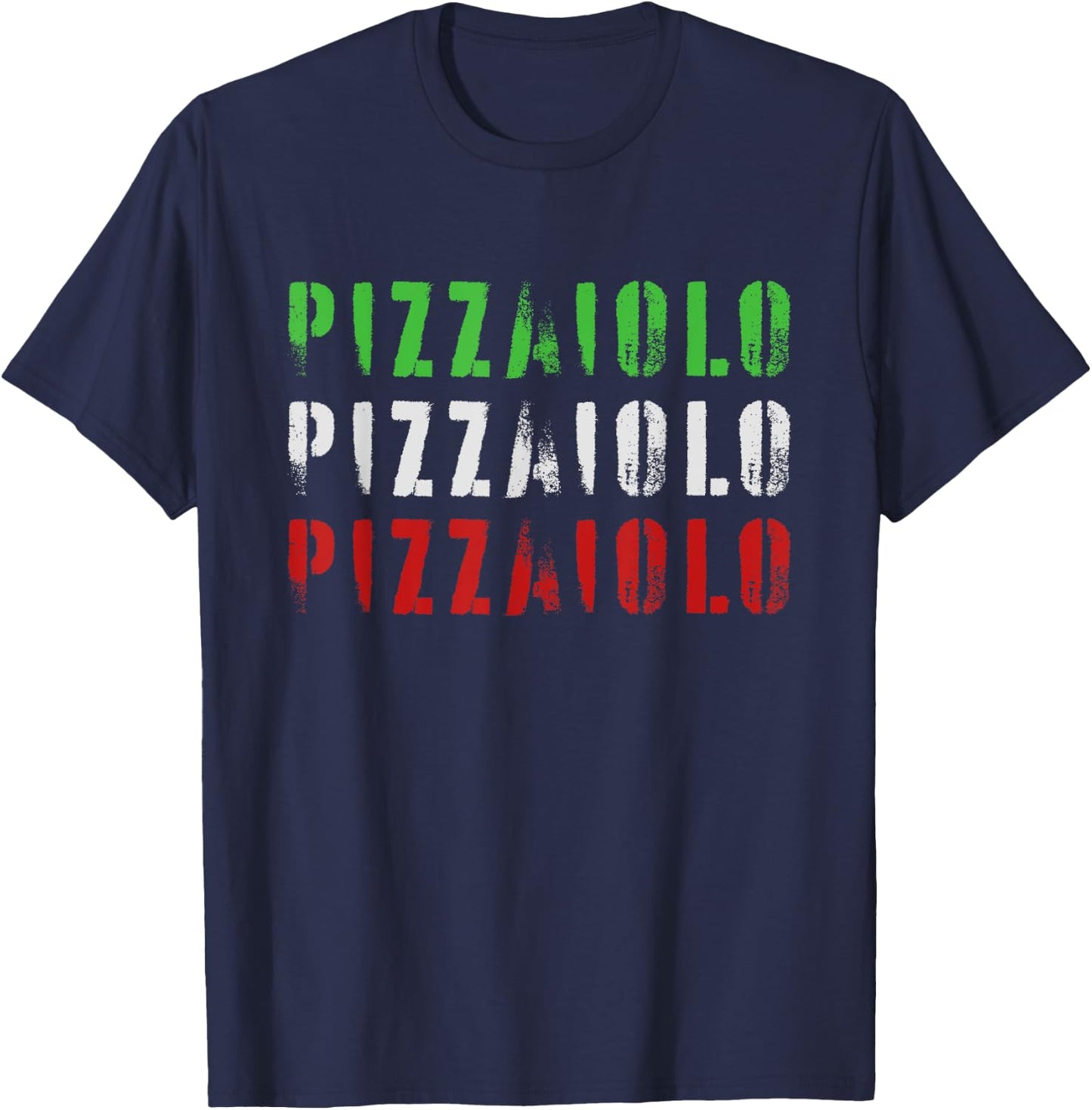 Pizzaiolo - Best Pizza Baker - Bella Italia T-Shirt - T-Shirt | Navy
