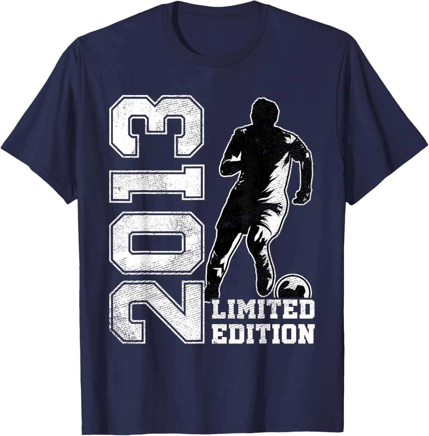 12th Birthday Soccer Limited Edition 2013 12 Years Old T-Shirt - T-Shirt | Navy
