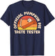 Retro Official Pumpkin Pie Taste Tester Funny Thanksgiving T-Shirt - T-Shirt | Navy