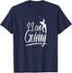 I Love Golfing Club Golf Golfer Player T-Shirt - T-Shirt | Navy