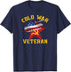 Proud Cold War Veteran US Flag Patriotic Military T-Shirt - T-Shirt | Navy