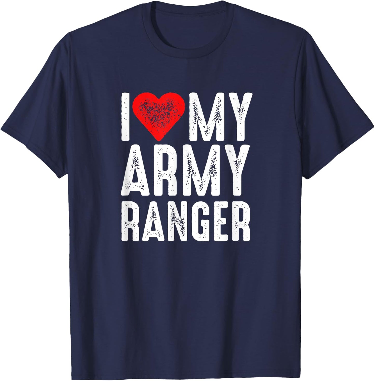 I Love My Army Ranger T-Shirt - T-Shirt | Navy