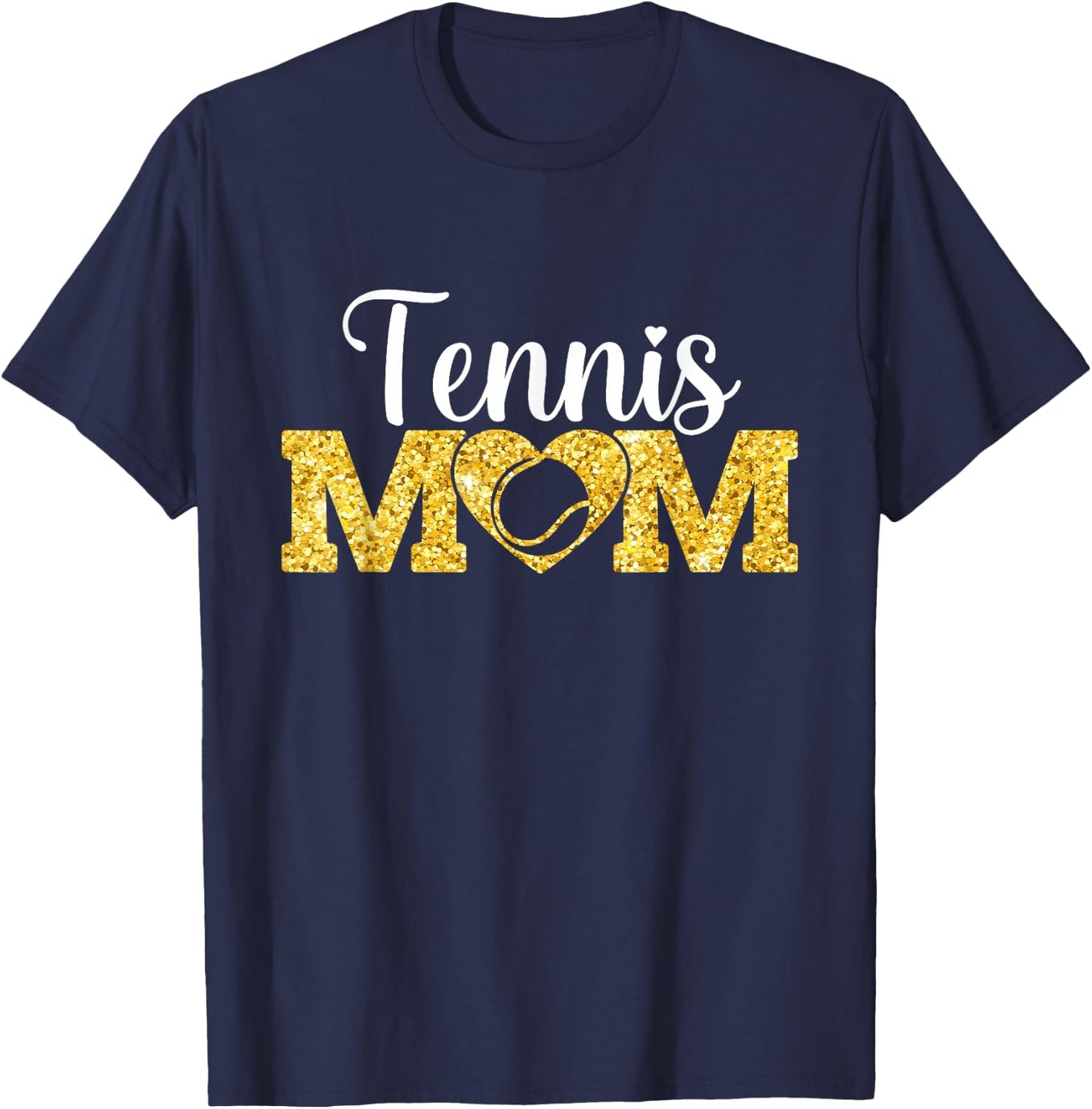 Mother's Day Tennis Mom Funny Sport Tennis Lover T-Shirt - T-Shirt | Navy