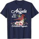 When Angels Are Near Cardinals Appear Red Bird Birdwatcher T-Shirt - T-Shirt | Navy