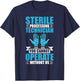 Sterile Processing Technician Instruments Tech Certification T-Shirt - T-Shirt | Navy