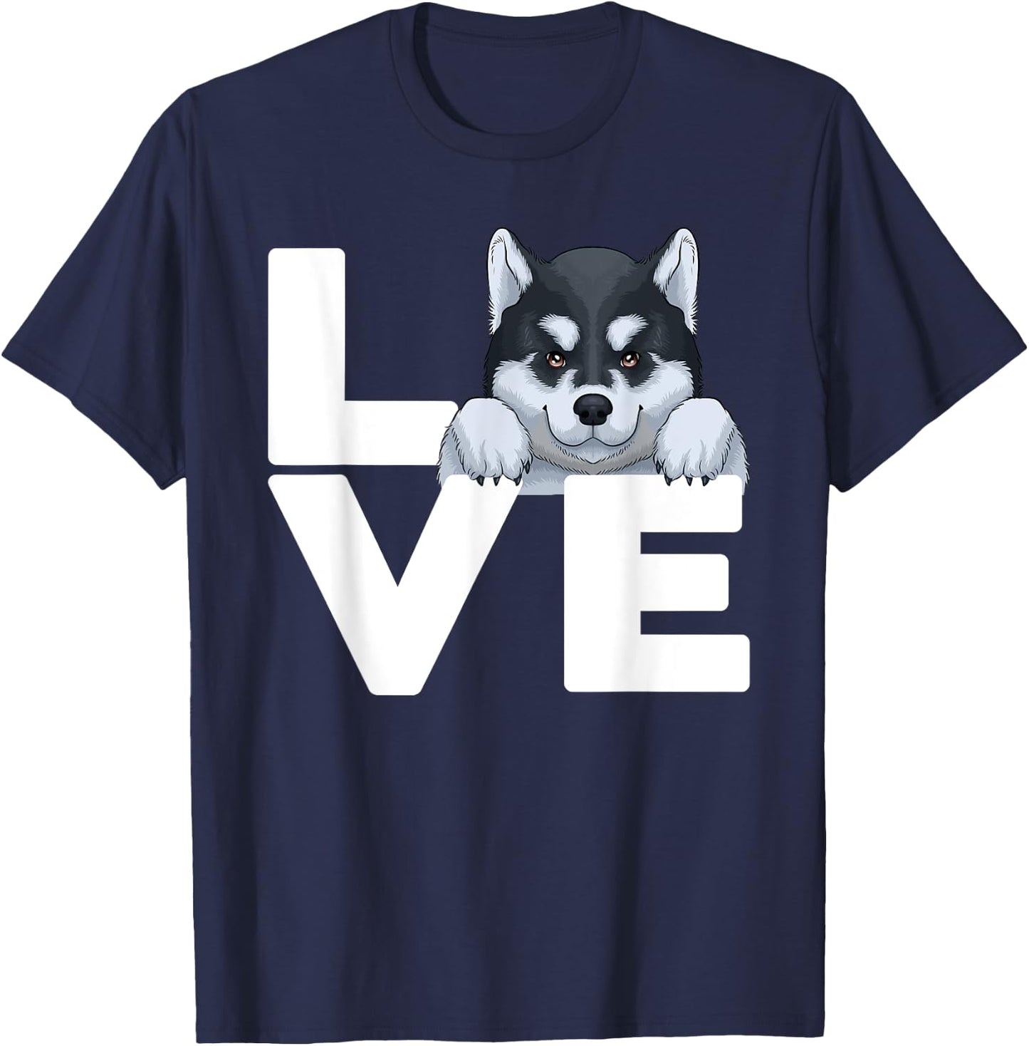 Best Siberian Husky Women Huskies Dog Owner Lover T-Shirt - T-Shirt | Navy