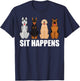 Funny Dog Training Art Women Dog Lover Puppy Pet T-Shirt - T-Shirt | Navy