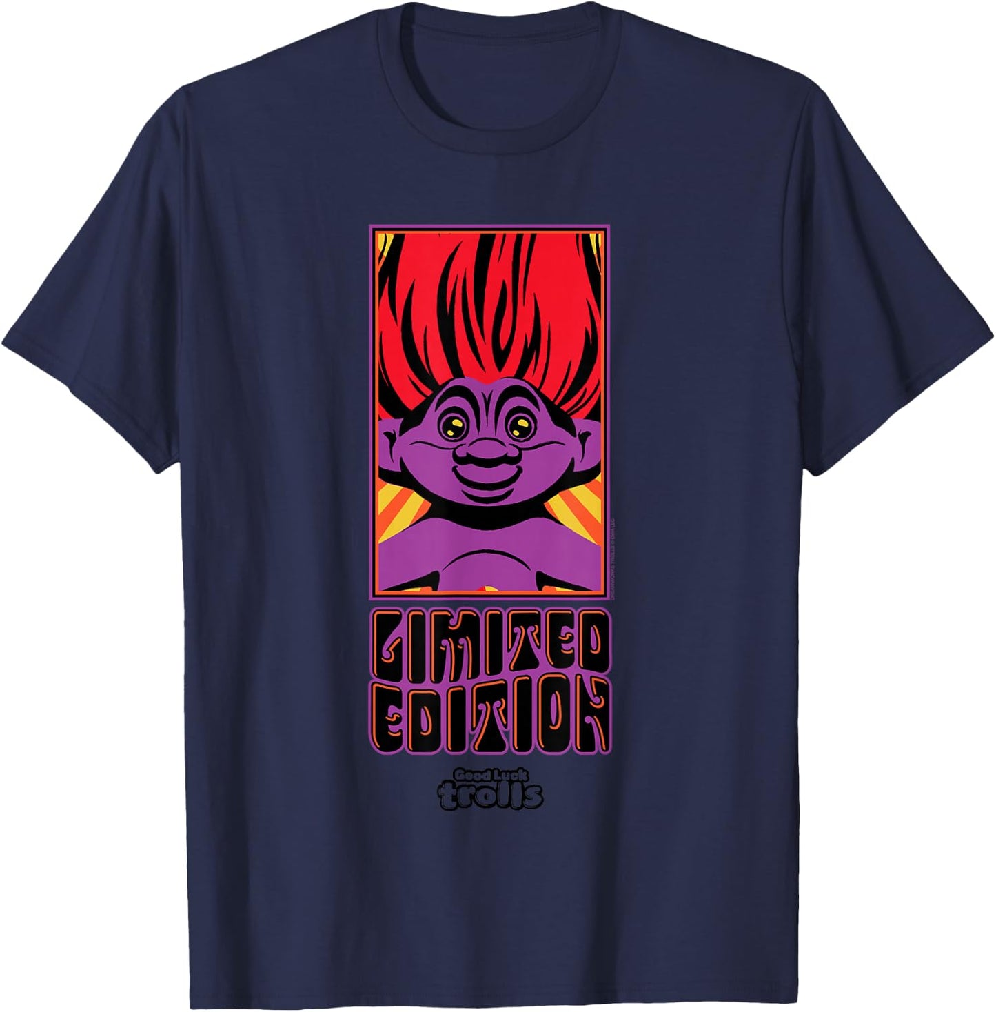 Good Luck Trolls Halloween Limited Edition T-Shirt - T-Shirt | Navy