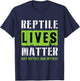 Reptile Lives Matter - Bearded Dragon Reptile Lizard Lover T-Shirt - T-Shirt | Navy