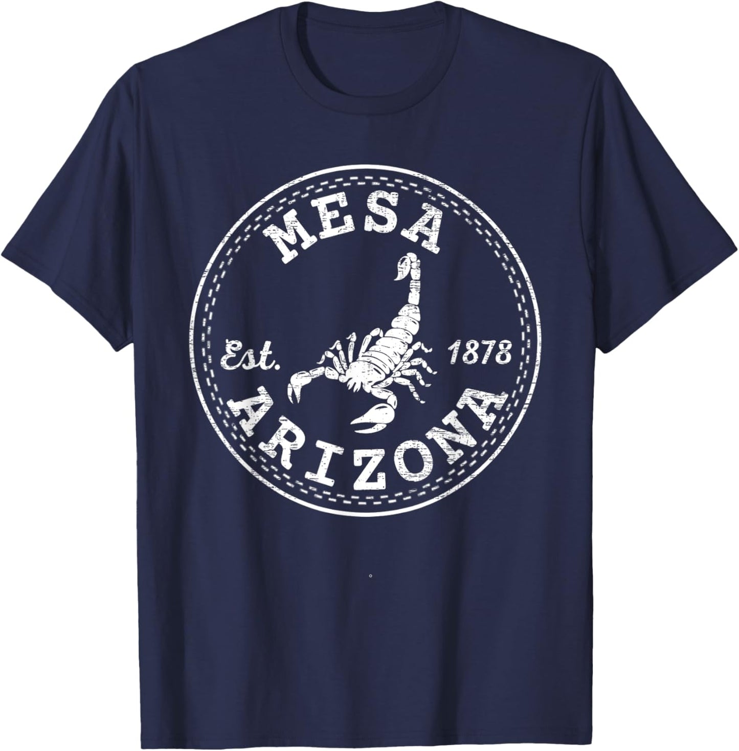 Mesa Arizona Retro Vintage AZ T-Shirt - T-Shirt | Navy