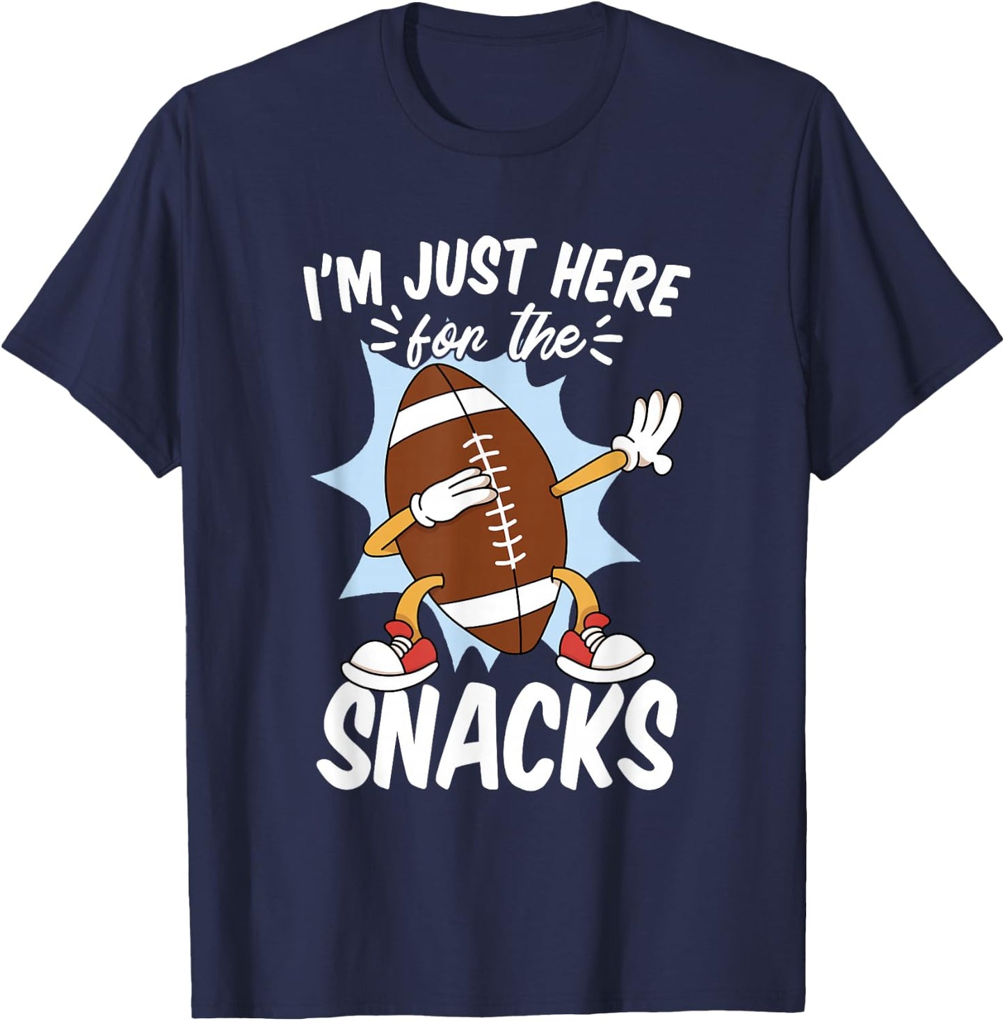 I'm Just Here for the Snacks T-Shirt - T-Shirt | Navy