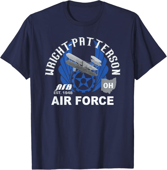 Wright Patterson Afb Air Force T-Shirt - T-Shirt | Navy