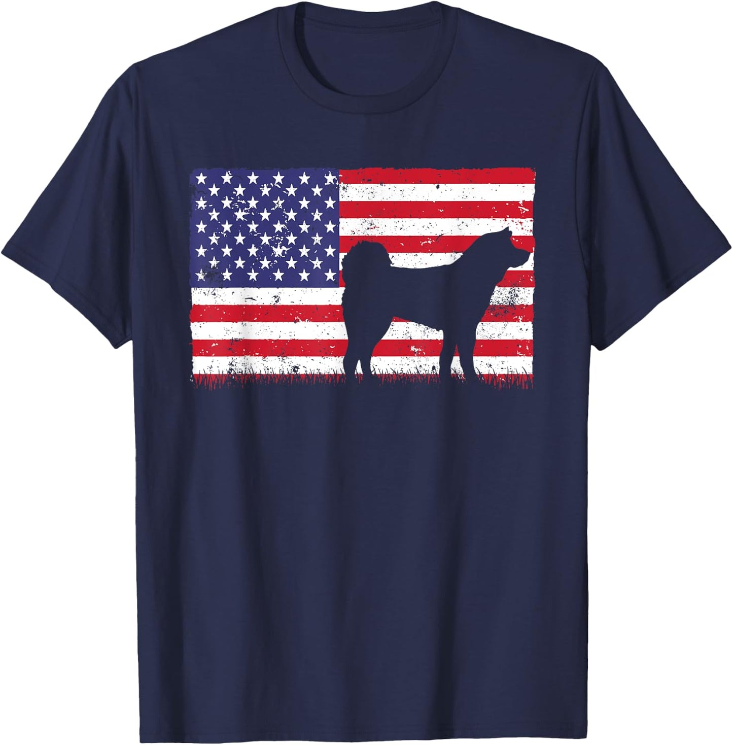 Cool Akita Design Women Akita Inu Lovers Breed Dog T-Shirt - T-Shirt | Navy
