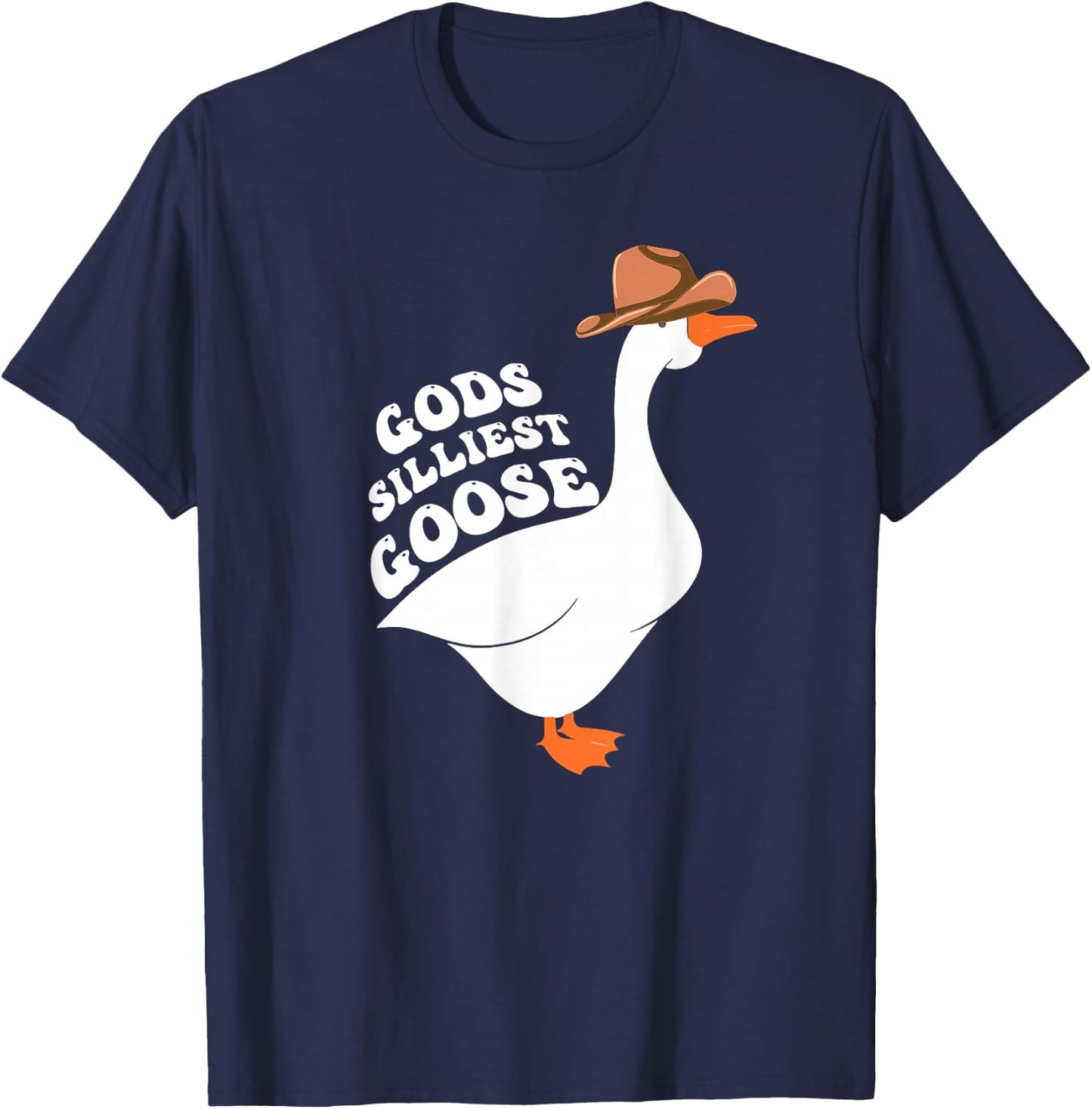Gods Silliest Goose T-Shirt - T-Shirt | Navy