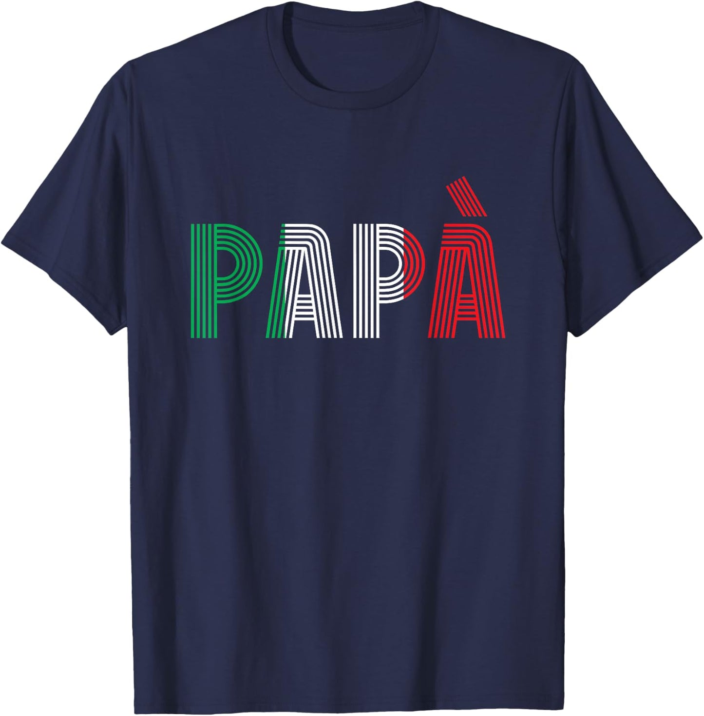 Dad Italian Family Culture Italy Country Papà T-Shirt - T-Shirt | Navy