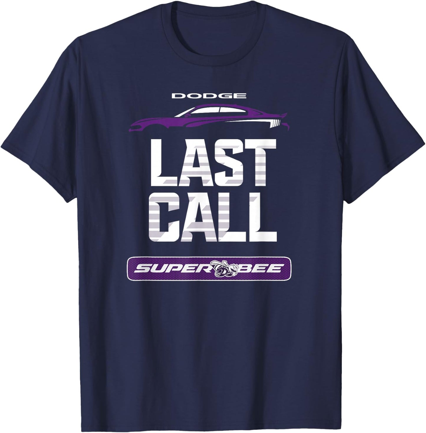 Dodge Charger Super Bee, Last Call T-Shirt - T-Shirt | Navy