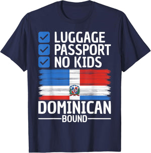 Men Women Funny Travel Vacation Outfit To Dominican Republic T-Shirt - T-Shirt | Navy