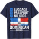 Men Women Funny Travel Vacation Outfit To Dominican Republic T-Shirt - T-Shirt | Navy