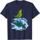 Parrot & T Rex Reflection I Mexican Red-headed Amazon T-Shirt - T-Shirt | Navy