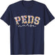 Peds Nurse Halloween Pediatric Rn Fall Autumn Hospital Party T-Shirt - T-Shirt | Navy