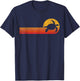 Sea Turtle Lover Funny Sea Turtle Retro T-Shirt - T-Shirt | Navy